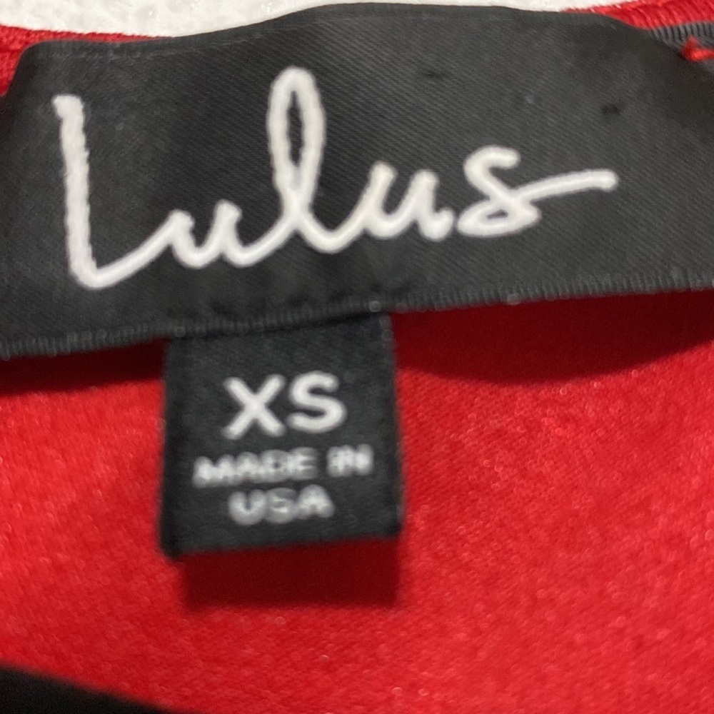 Lulu's Red Mini Dress - Picture 7 of 8